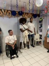 Pot de l’amitié par la ligue handisport pour célébrer les champions JOP - 2024
