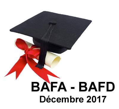 Lauréat BAFA BAFD Décembre 2017