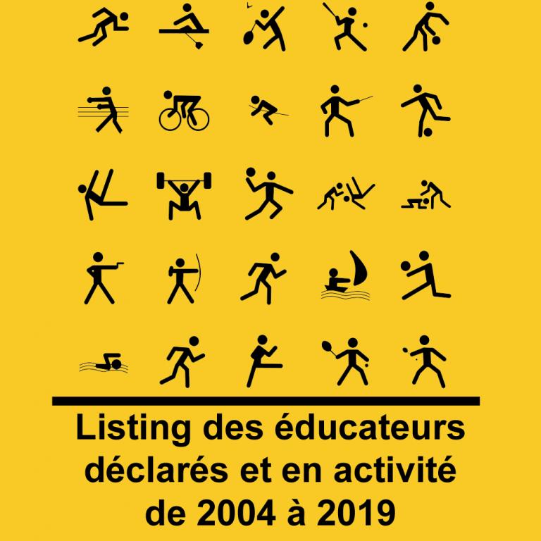 Logo listing des éducaeurs déclarés DJSNC 2004 2019 Logo listing des éducaeurs déclarés DJSNC 2004 2019